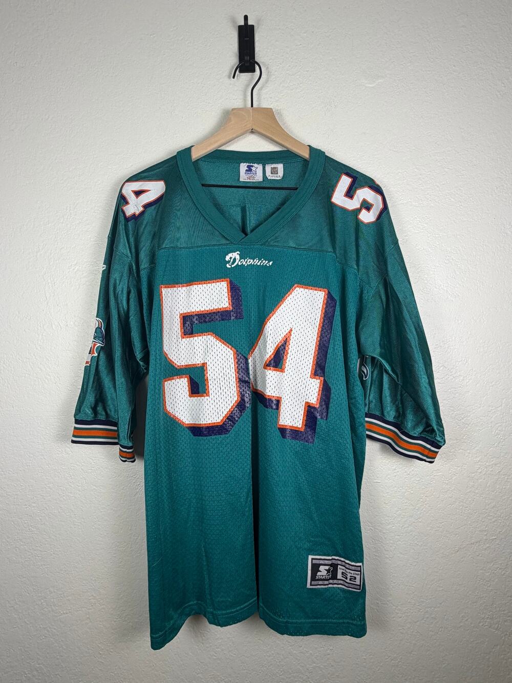 Vintage 90s Miami Dolphins Starter Z. Thomas #54 Jersey
